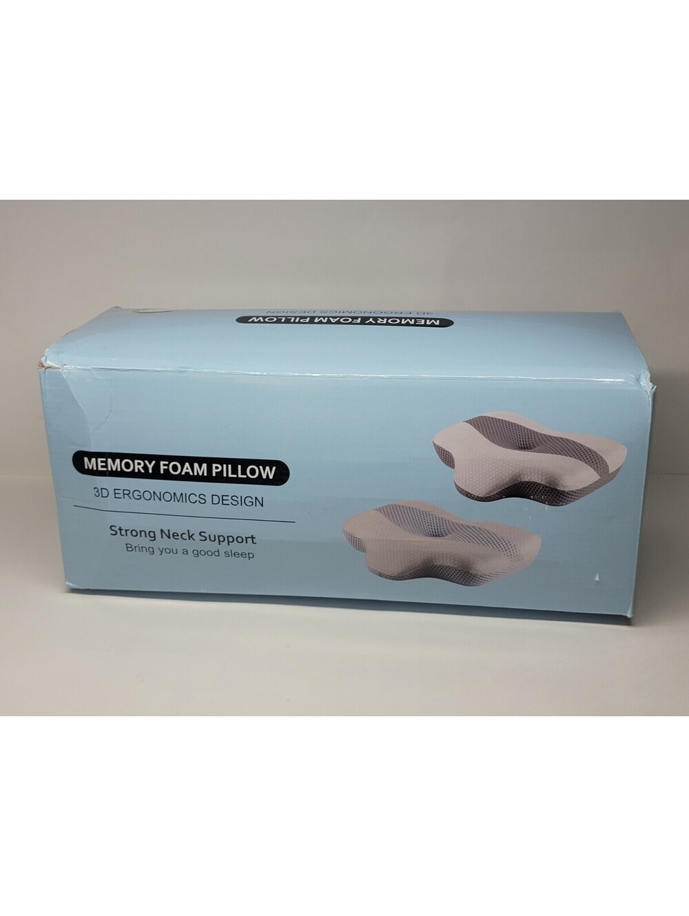Neck Pillow Cover Memory Foam Contour Soft Cervical Support  Ergonomic pillow